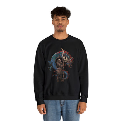 Colorful dragon guardian Crewneck Sweatshirt