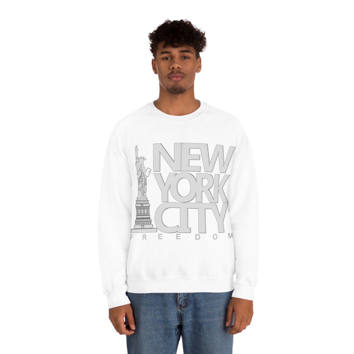 NYC Freedom Tee Crewneck Sweatshirt