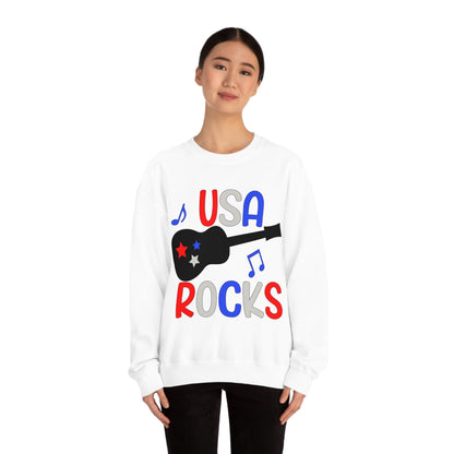 USA-Rocks Crewneck Sweatshirt