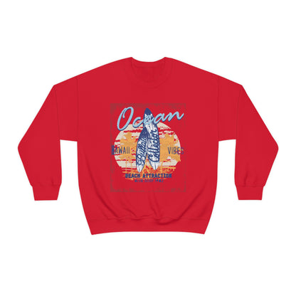 Ocean Hawaii Vibes Crewneck Sweatshirt