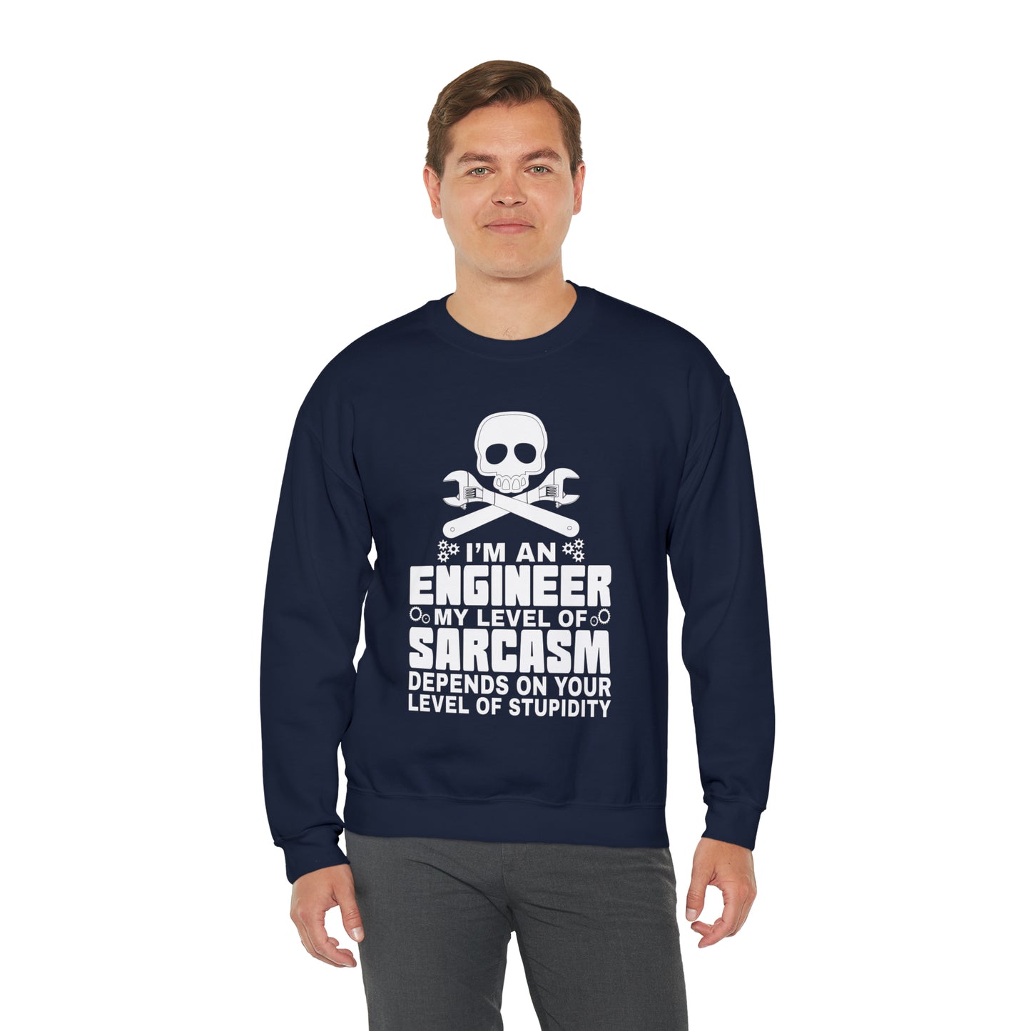 My level of sarcasm depends on you Crewneck Sweatshirt