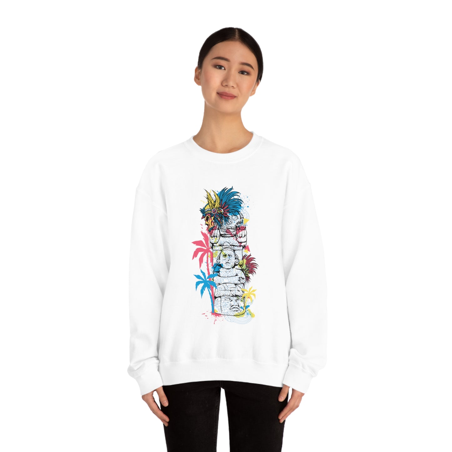 Hawaiian Buddha Crewneck Sweatshirt