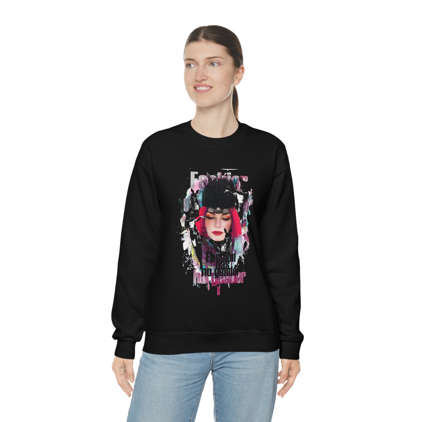 Fashion Has No Gender Crewneck Sweatshirt