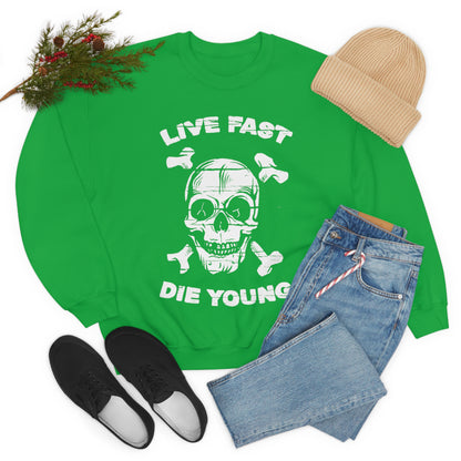 Live Fast Die Young Crewneck Sweatshirt