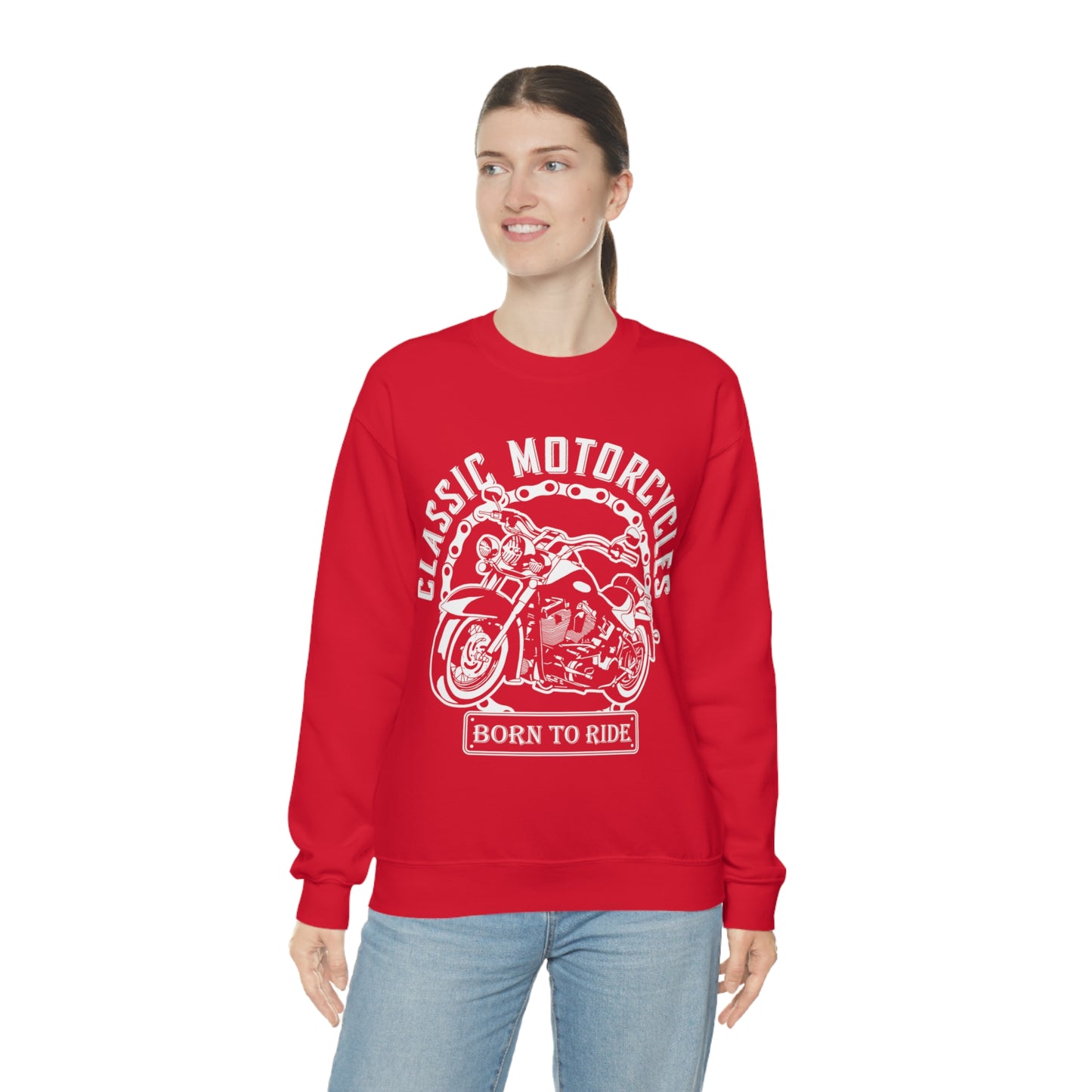 American cycles born to ride Crewneck Sweatshirt