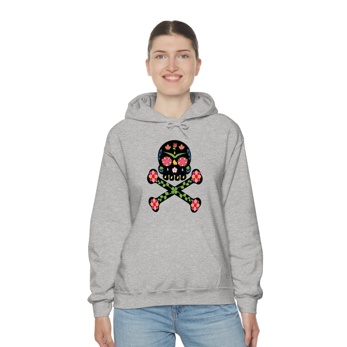 Day of the Dead Skull Hoodie