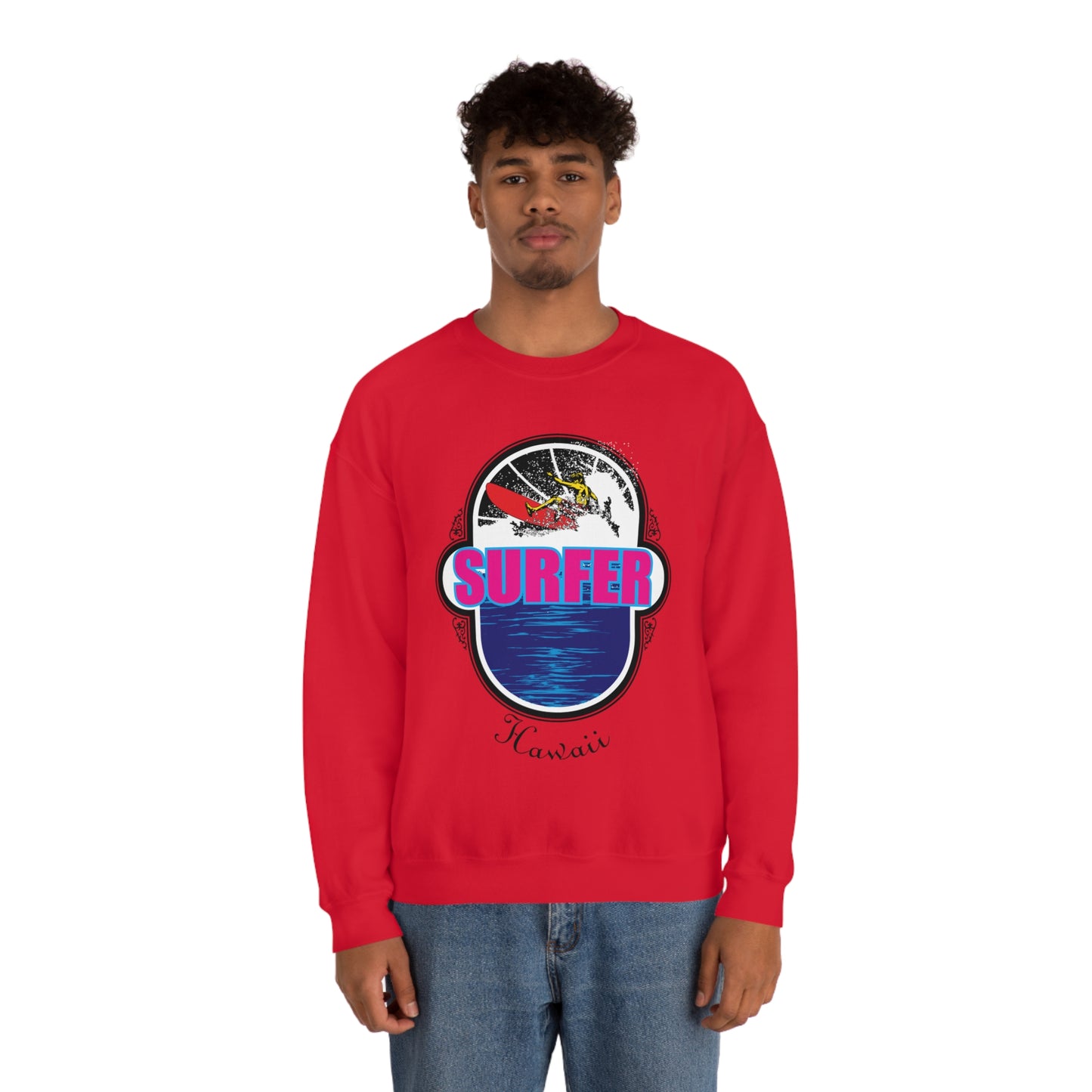 A Surfer Mind Crewneck Sweatshirt