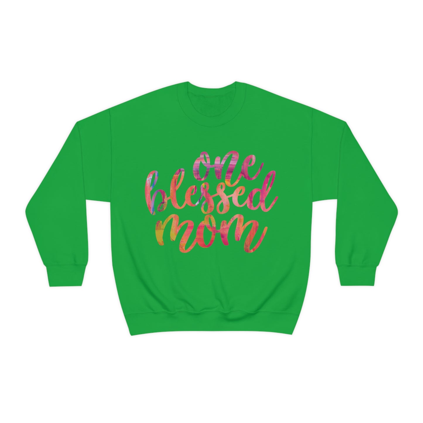 One blessed mom Crewneck Sweatshirt