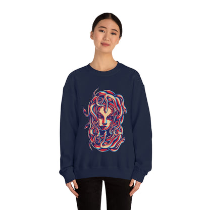 3D Medusa Crewneck Sweatshirt