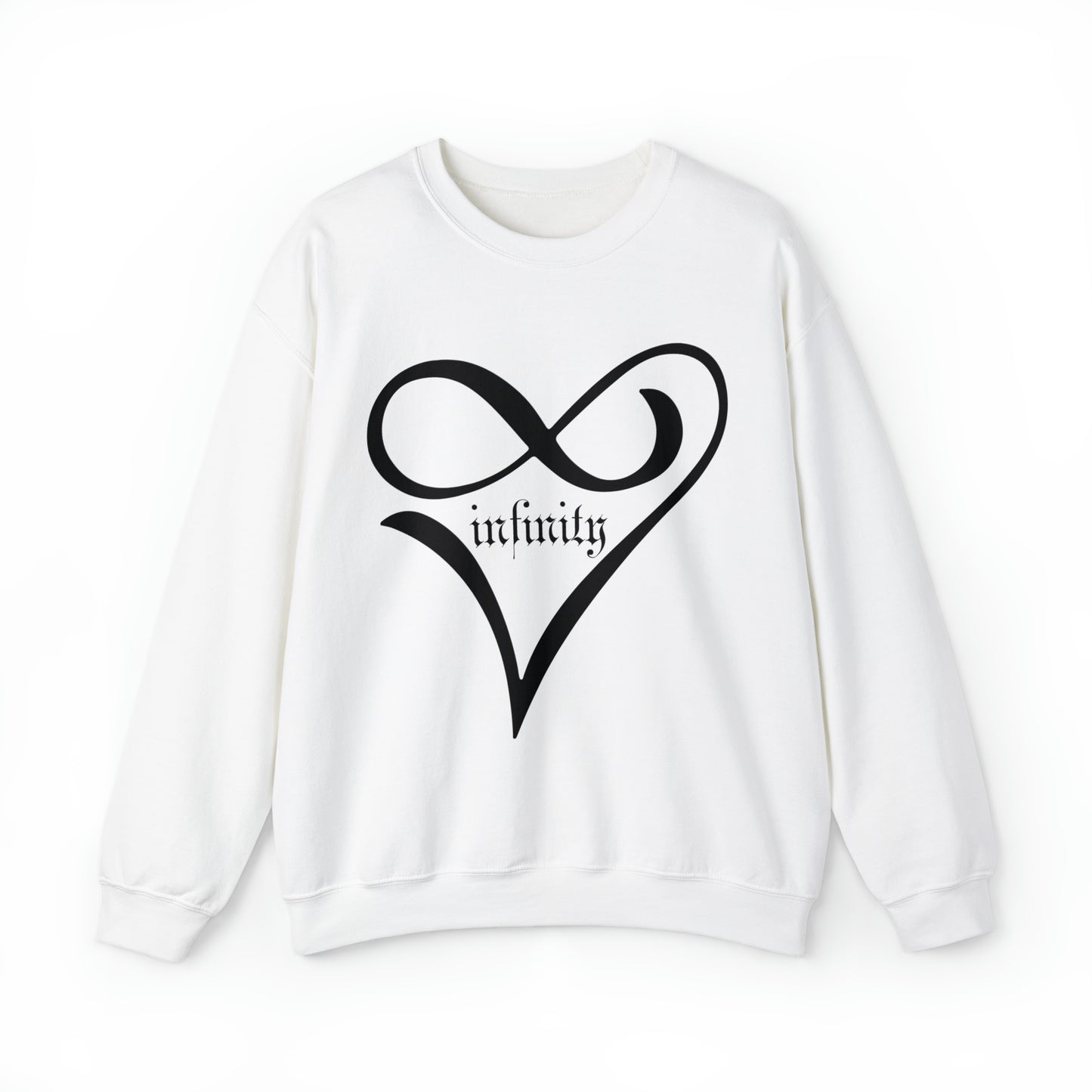 Infinity Heart symbol Crewneck Sweatshirt