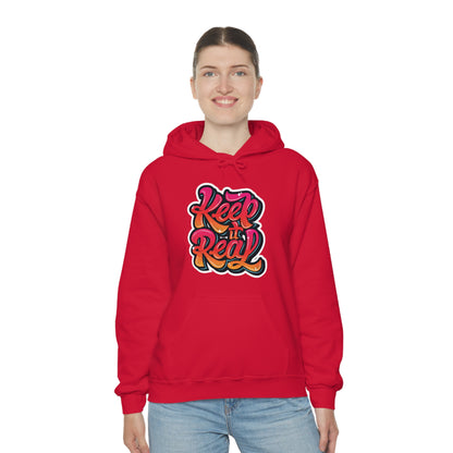 Keep it real colorful graffiti logo Hoodie