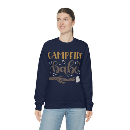 Campfire_babe Crewneck Sweatshirt