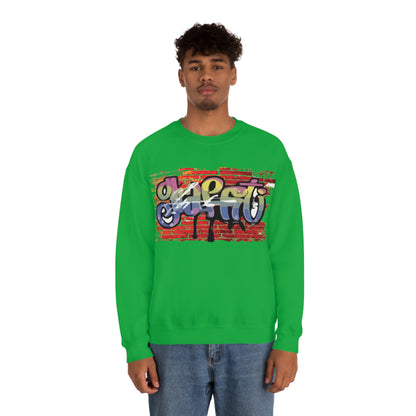 Graffiti on a wall Crewneck Sweatshirt