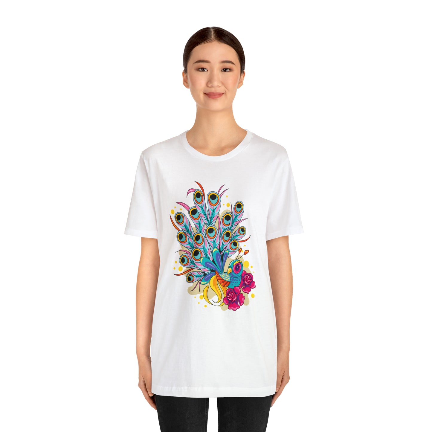 Colorful Peacock T-Shirt