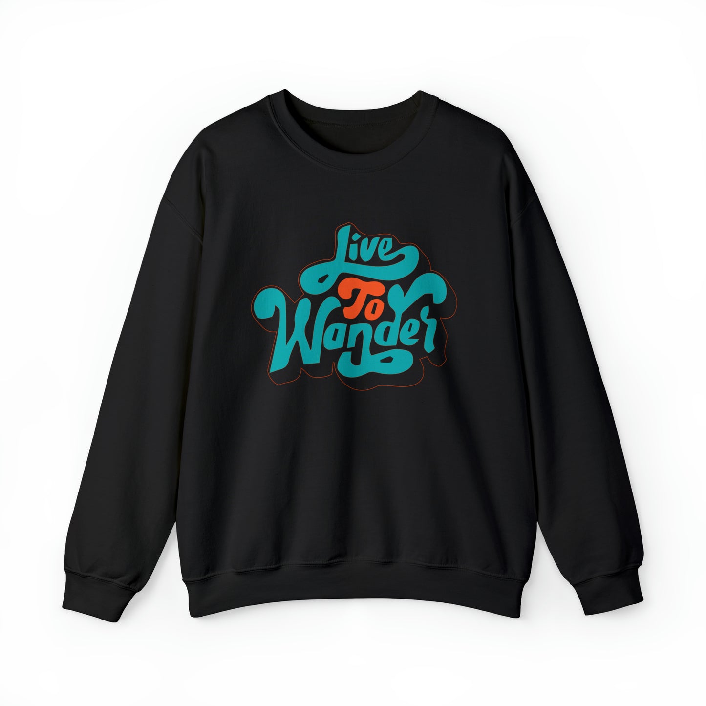 Live to wonder vintage Crewneck Sweatshirt