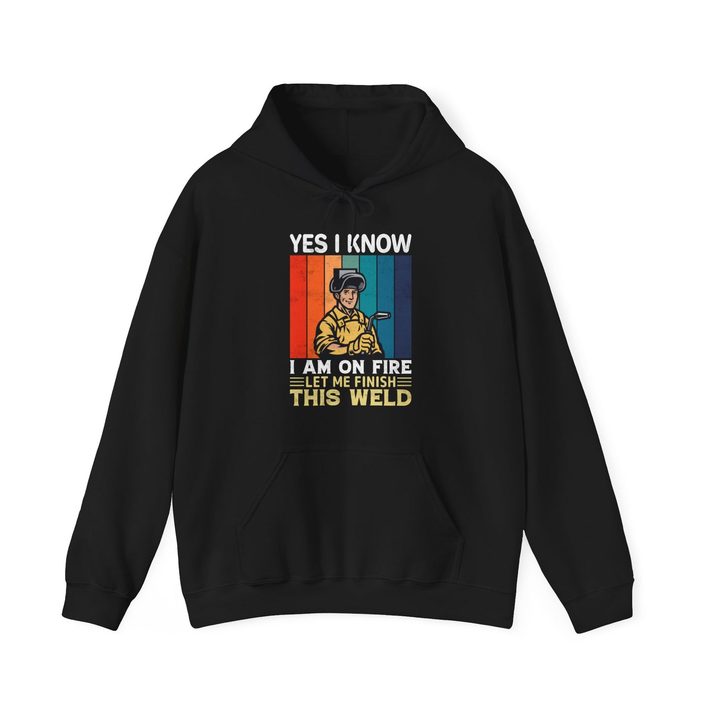 I know I'm on fire vintage Hoodie