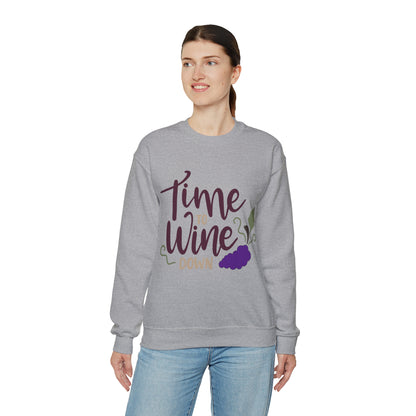 Time_to_wine_down Crewneck Sweatshirt