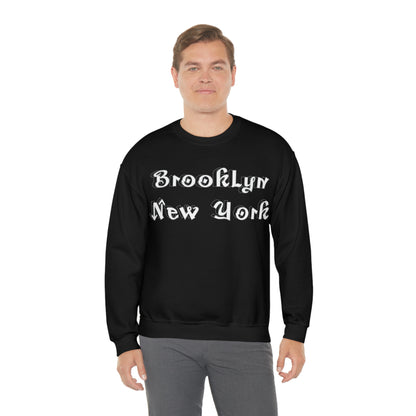 Brooklyn New York Graffitti Crewneck Sweatshirt