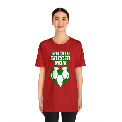 Proud -soccer-mom Heart T-Shirt