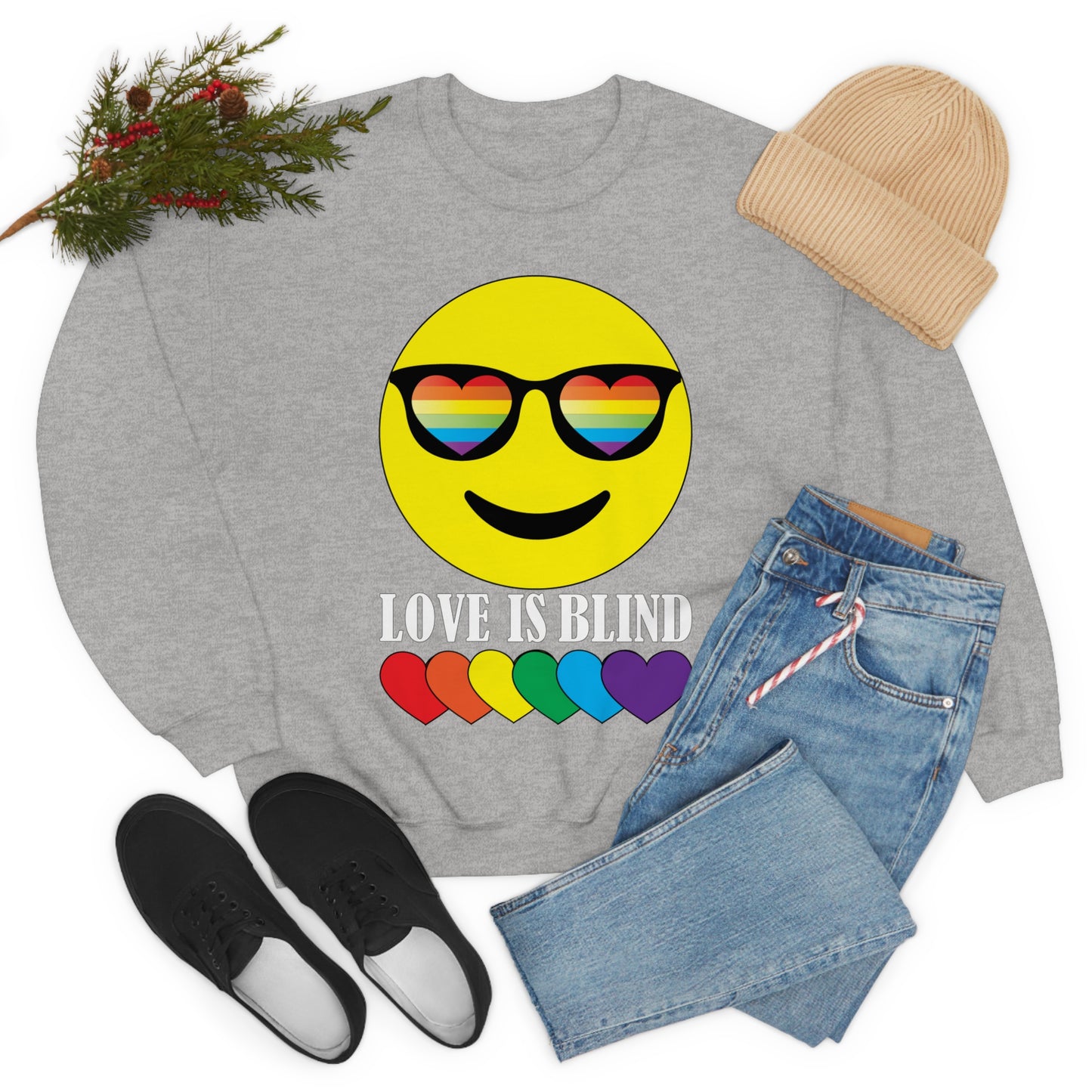 LOVE IS BLIND Crewneck Sweatshirt