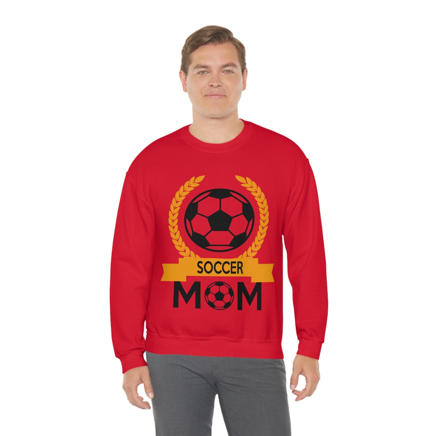 Soccer mom crest Crewneck Sweatshirt