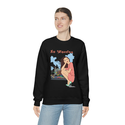 No worries Crewneck Sweatshirt