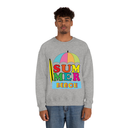 Summer Beach Crewneck Sweatshirt