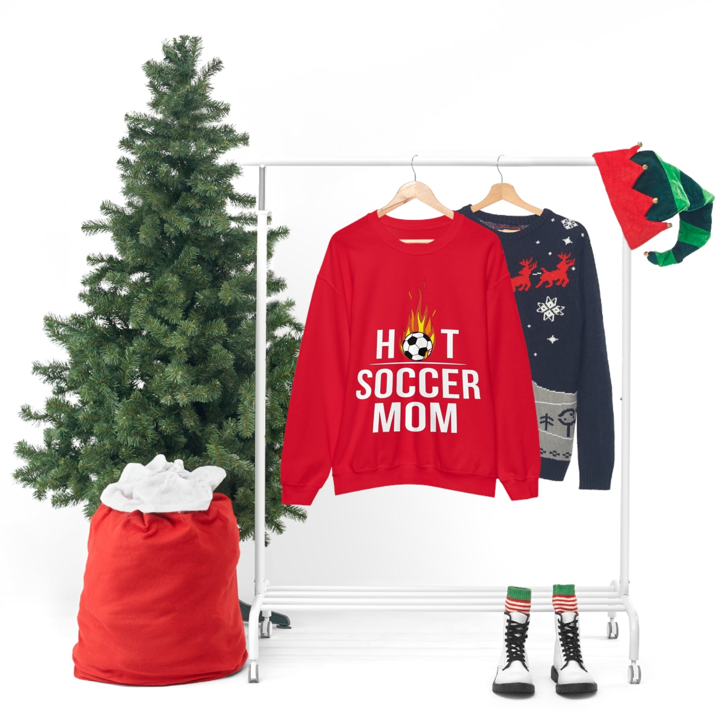 Hot soccer mom Crewneck Sweatshirt