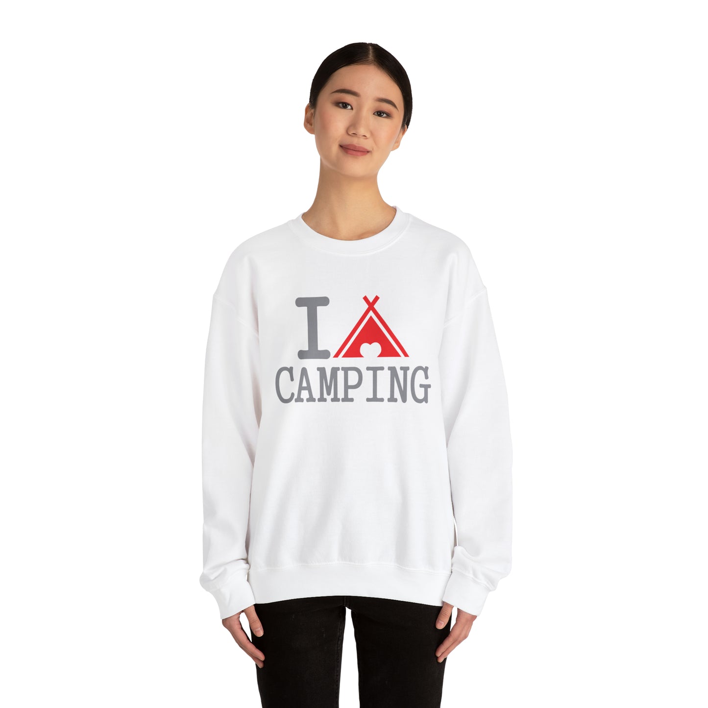 I Love CAMPING Crewneck Sweatshirt