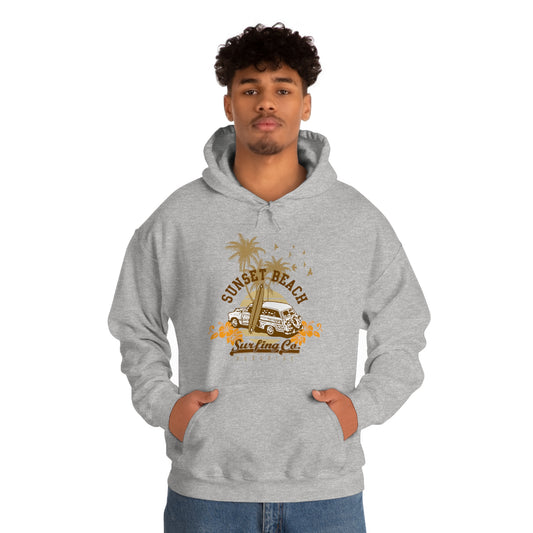 Sunset Beach Surfing Paradise Hoodie