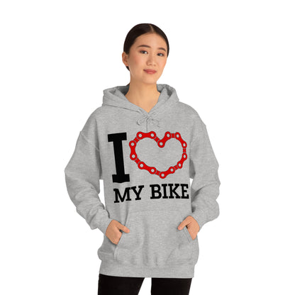 I love my bike Hoodie