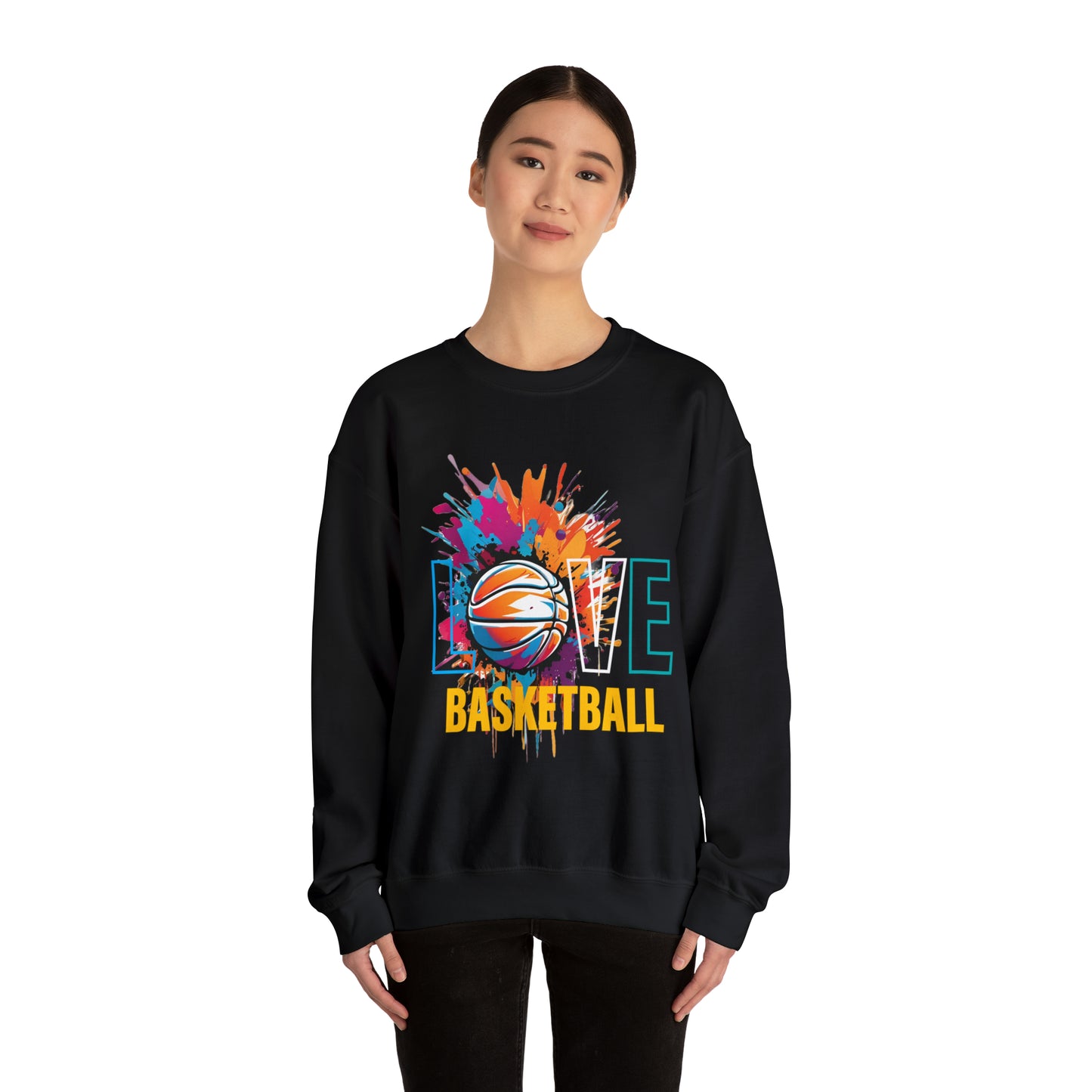 Love basketball Crewneck Sweatshirt