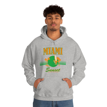 Miami Sunset Beach Paradise Hoodie