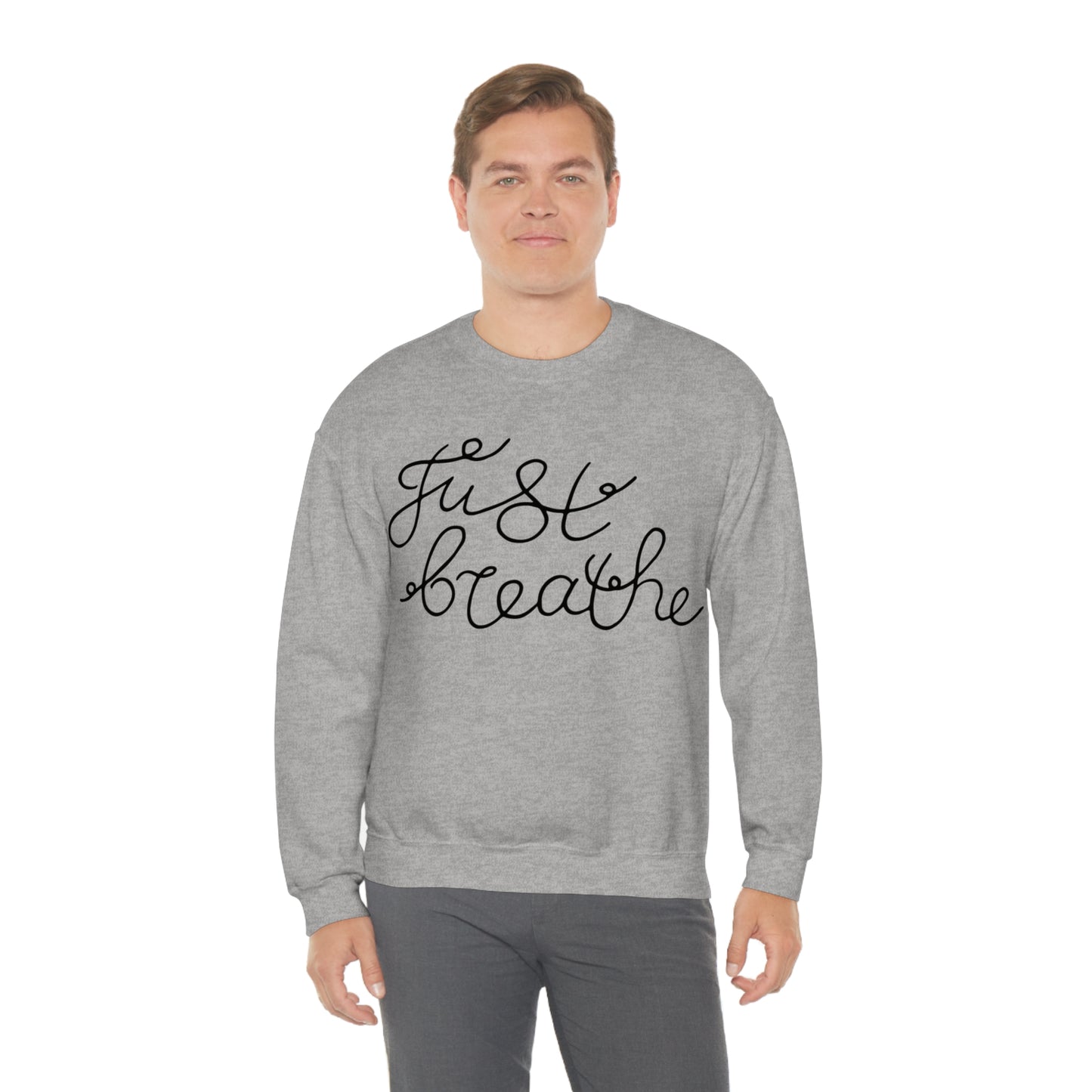 Just Breathe Crewneck Sweatshirt