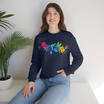 Beautiful colorful flowers Crewneck Sweatshirt