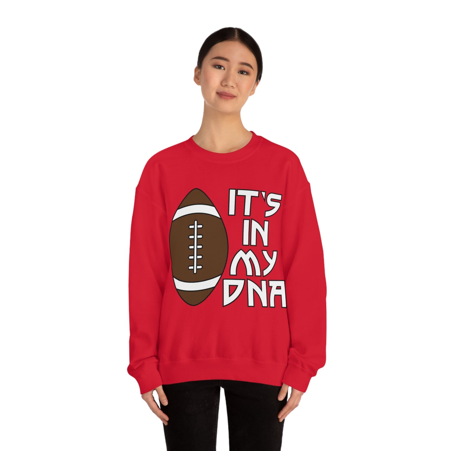 Football is in my DNA Crewneck Sweatshirt