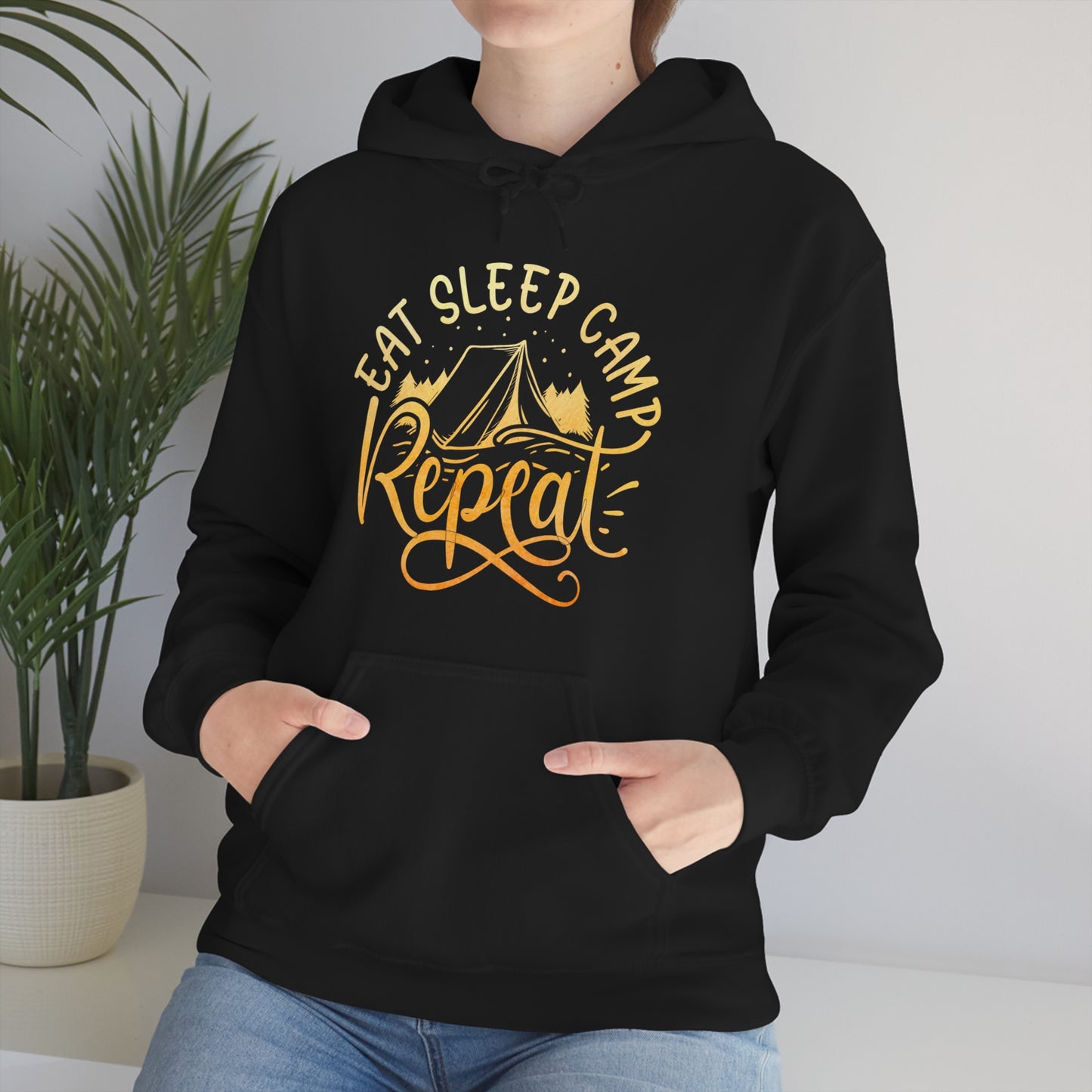 Eat Sleep Camp Repeat Hoodie