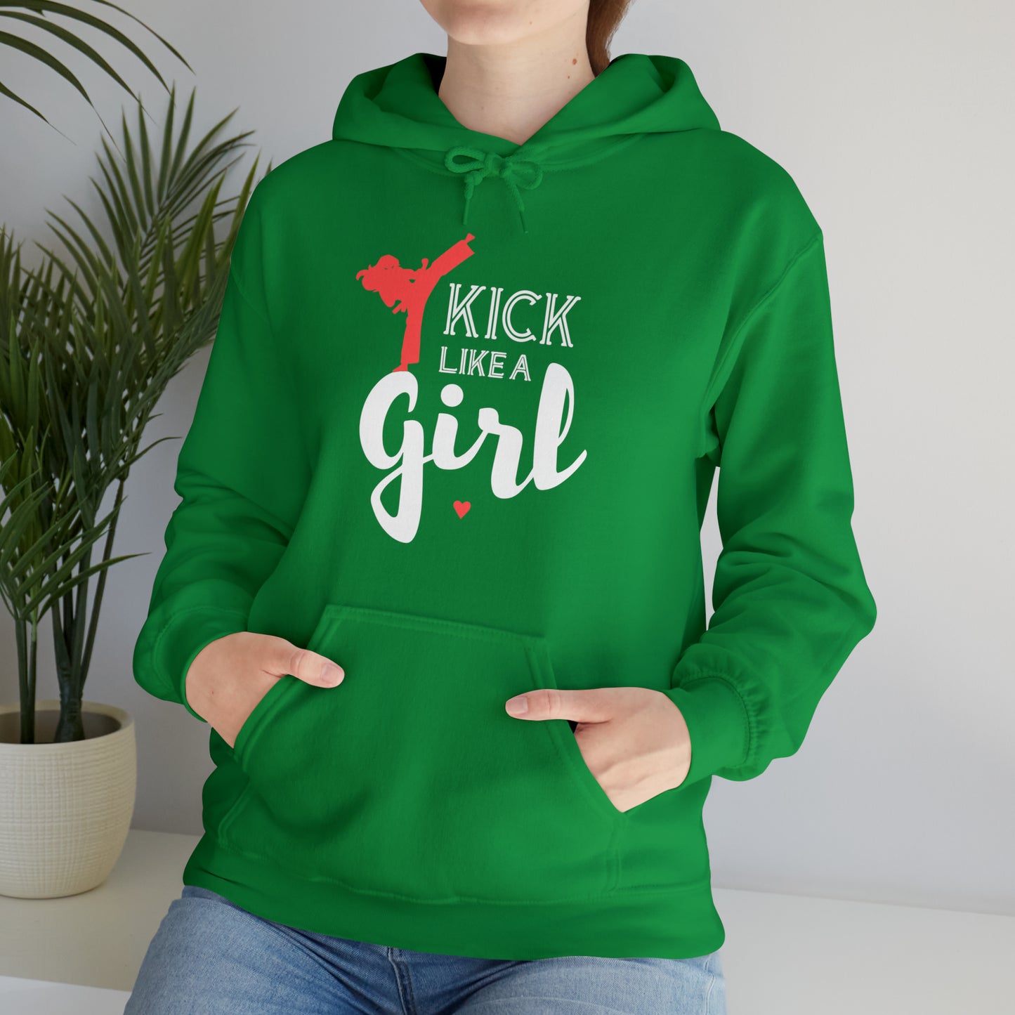 Kick Like A Girl Hoodie