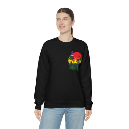 Sunset Butterfly Vibes Crewneck Sweatshirt