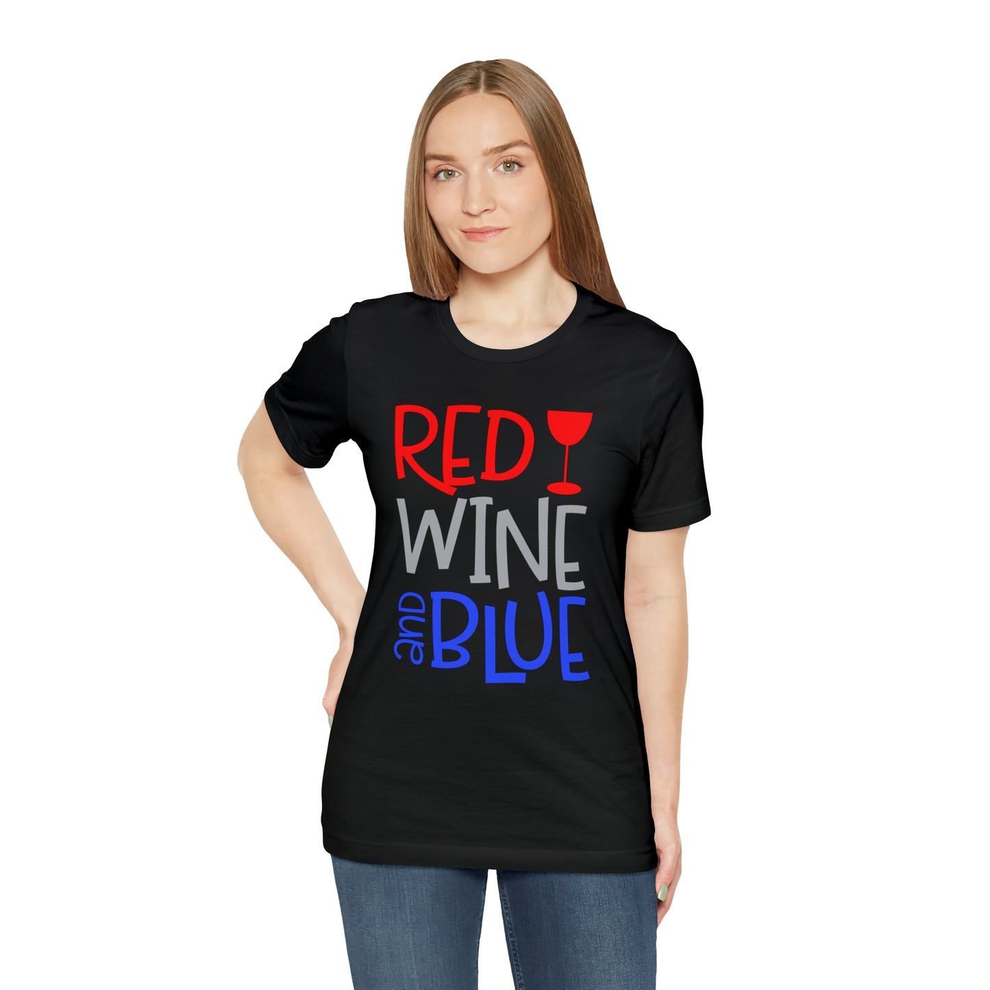 Red Wine Blue T-Shirt