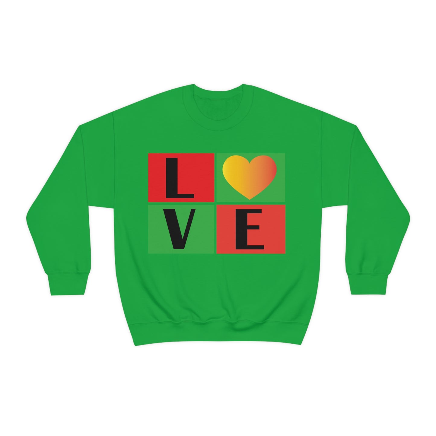 Love Squares Crewneck Sweatshirt