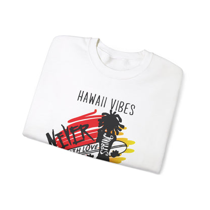 Hawaii Vibe Never Surrender Crewneck Sweatshirt