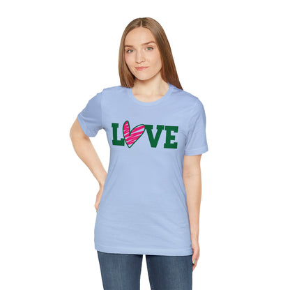 Love stripped heart T-Shirt