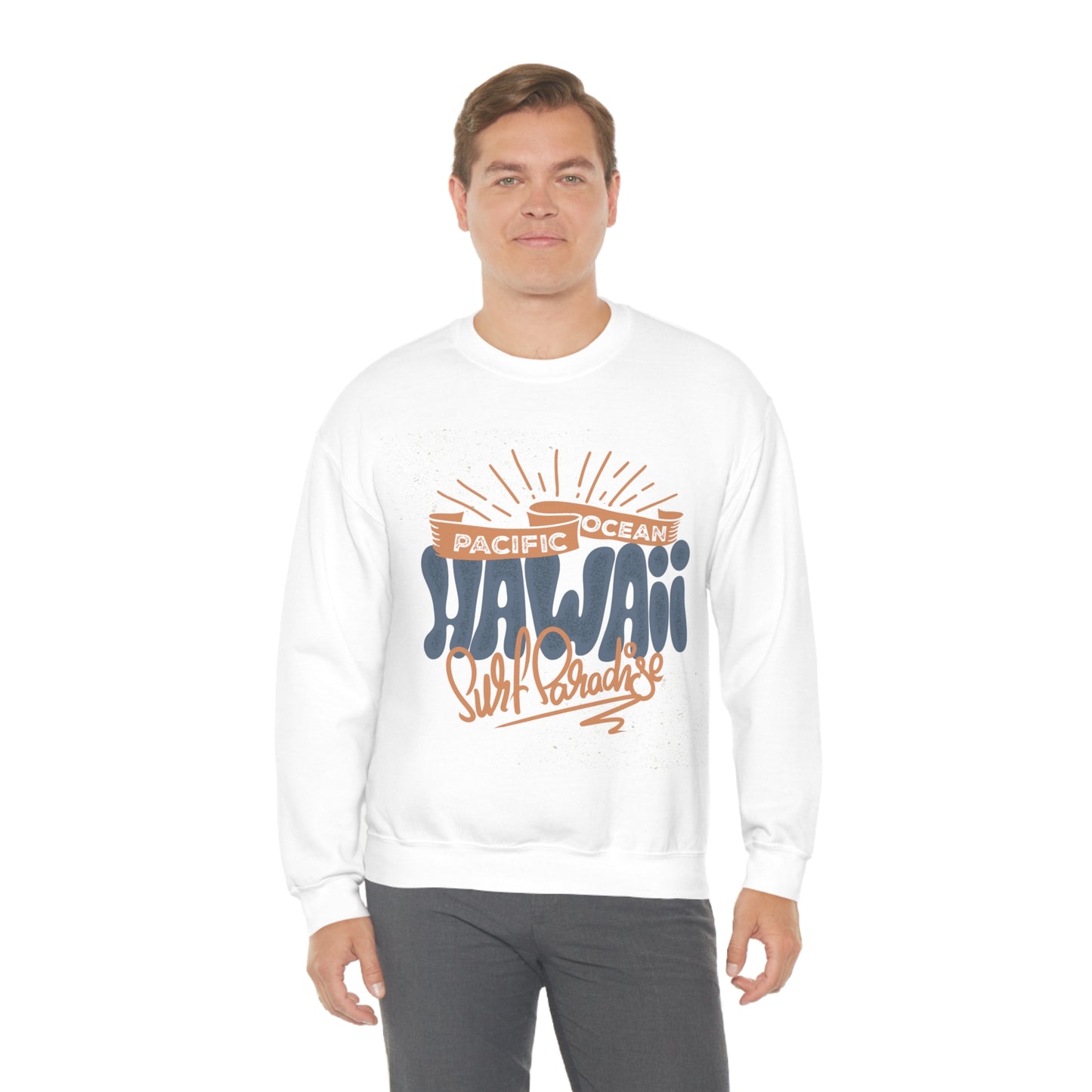 Hawaii Surf Paradise Crewneck Sweatshirt