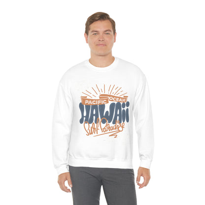 Hawaii Surf Paradise Crewneck Sweatshirt