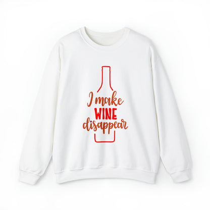 I_make_wine_disappear Crewneck Sweatshirt