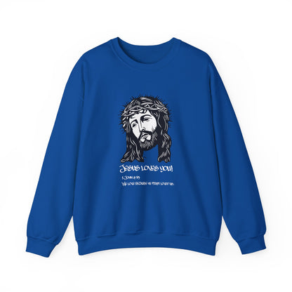 Jesus loves you Crewneck Sweatshirt