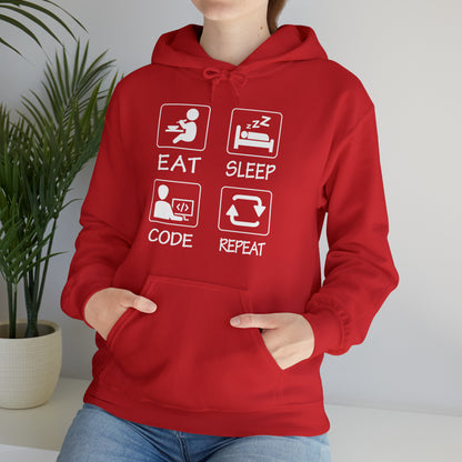 Eat sleep Code Repeat Hoodie