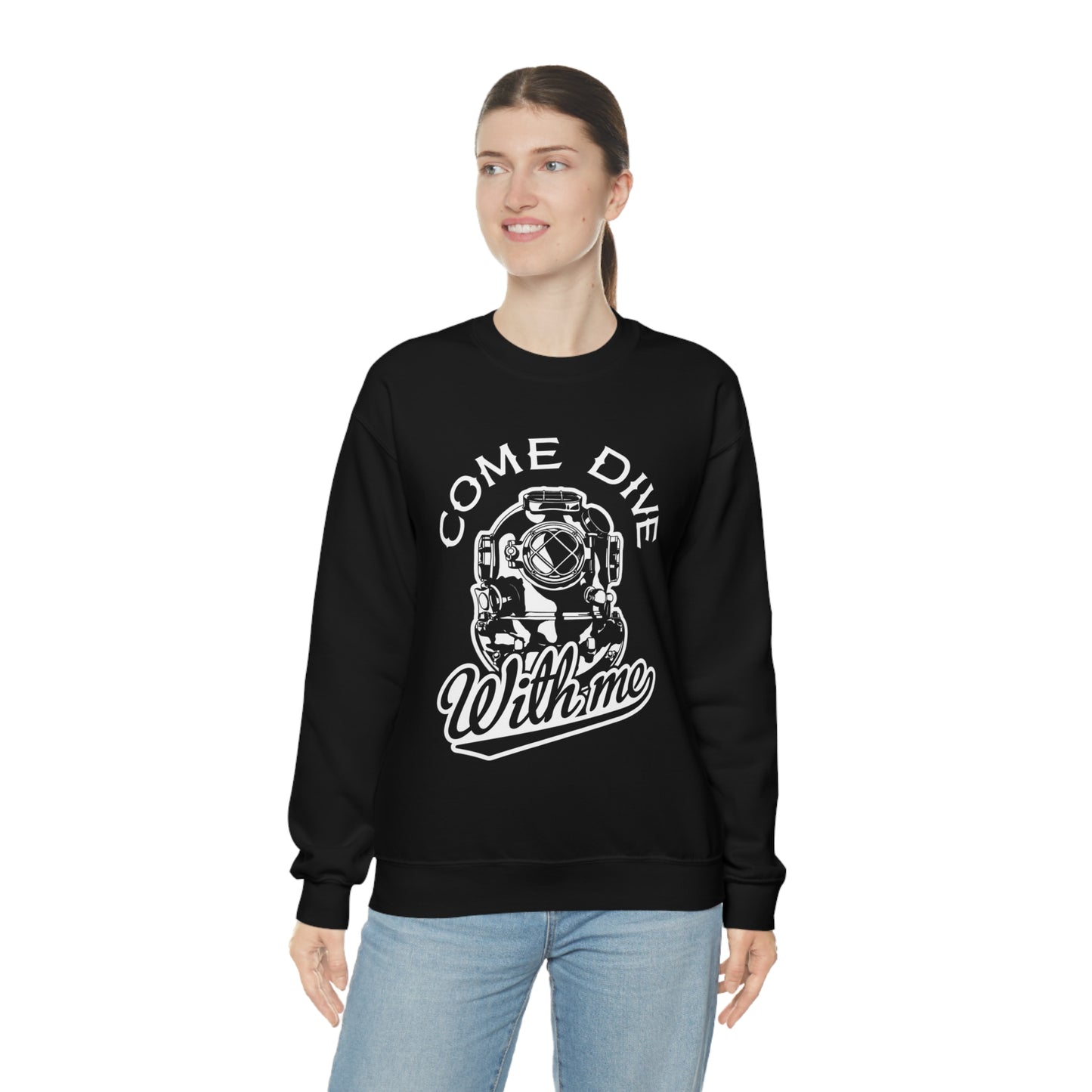 Dive with me Crewneck Sweatshirt