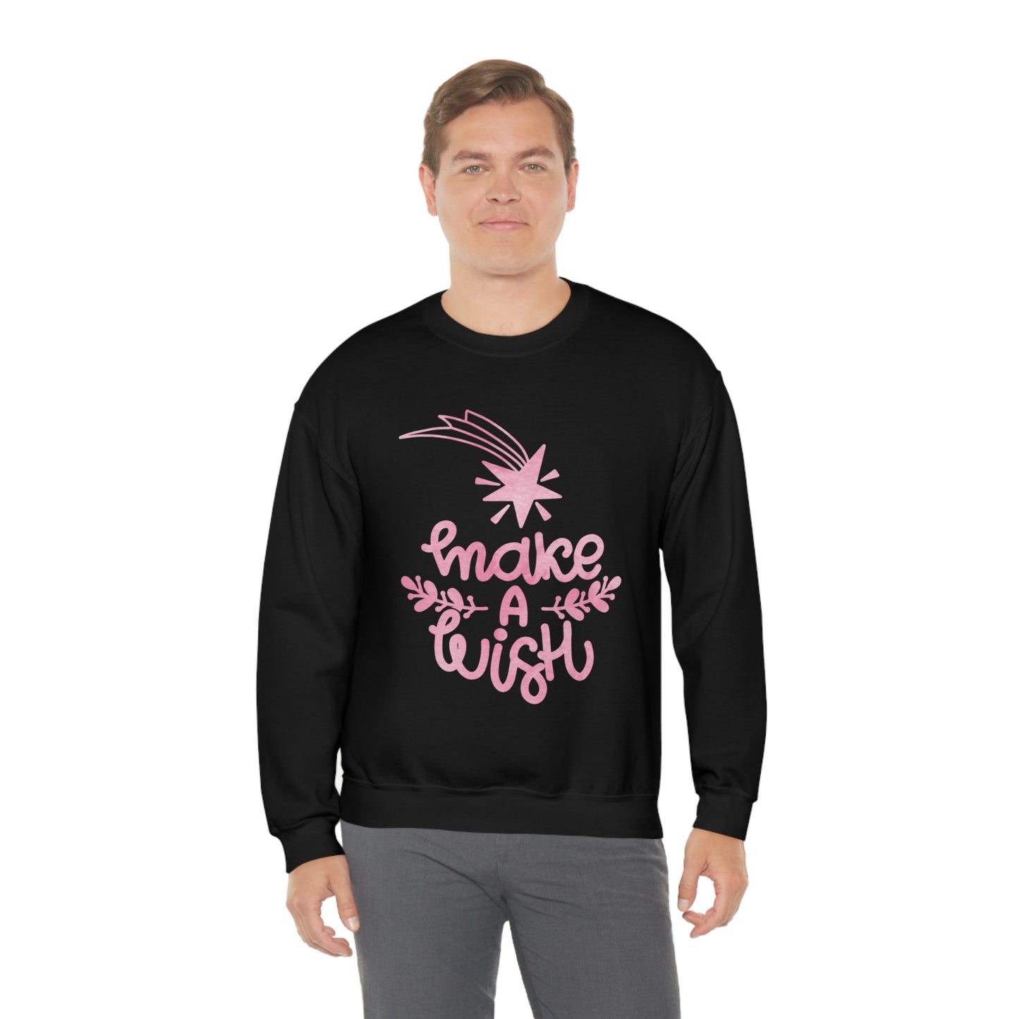 Unicorn make a wish Crewneck Sweatshirt